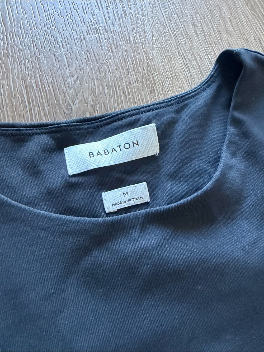 Aritzia Babaton Contour Black Long-Sleeve Crewneck Top - Picture 2 of 4